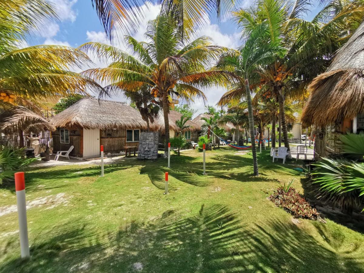 Las Cabanas Del Doctor Mahahual Luaran gambar