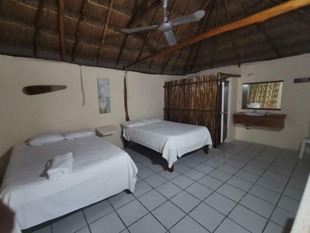 Las Cabanas Del Doctor Mahahual Luaran gambar