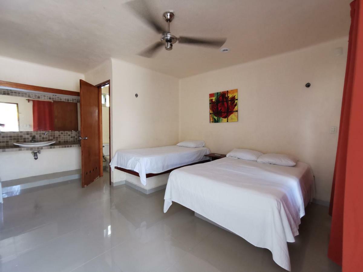 Las Cabanas Del Doctor Mahahual Luaran gambar